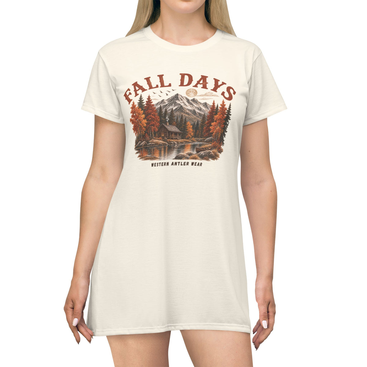 Fall Days T-Shirt Dress
