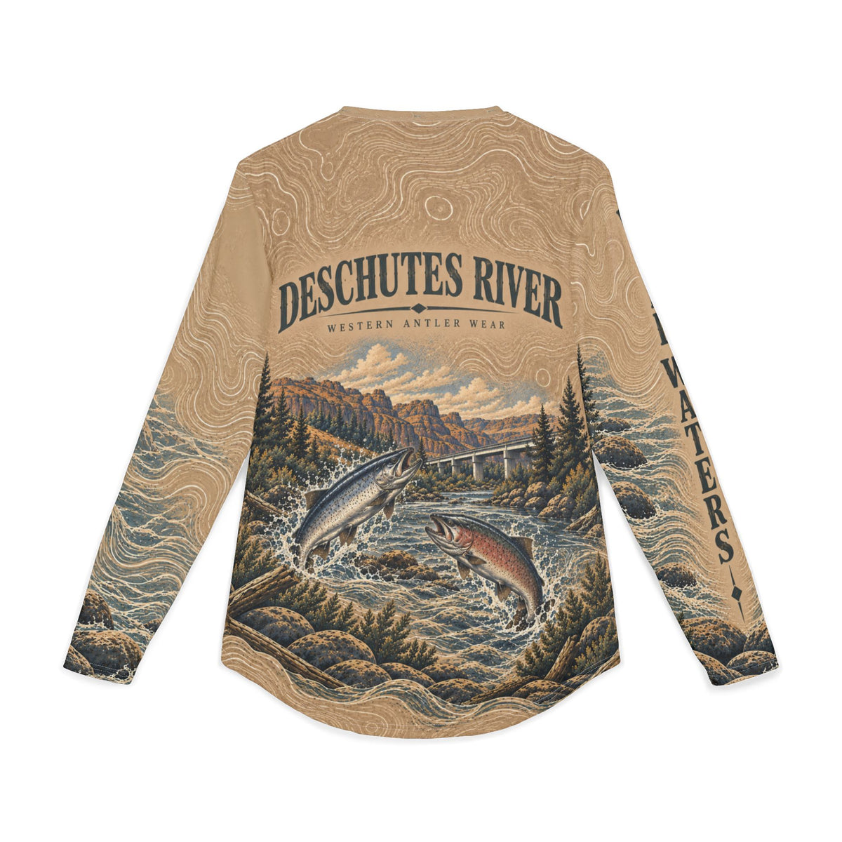 Deschutes River Fishing Long Sleeve UV Shirt