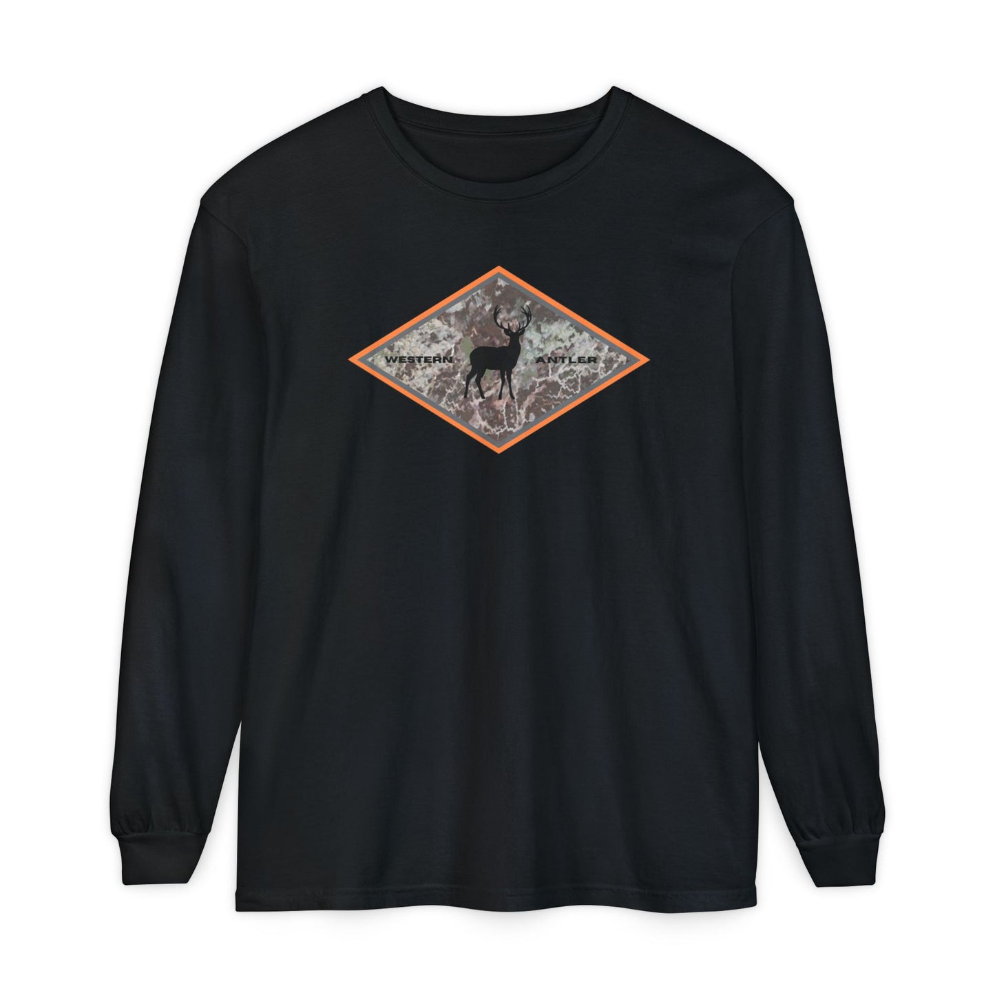 Western Antler Camo Long Sleeve T-Shirt