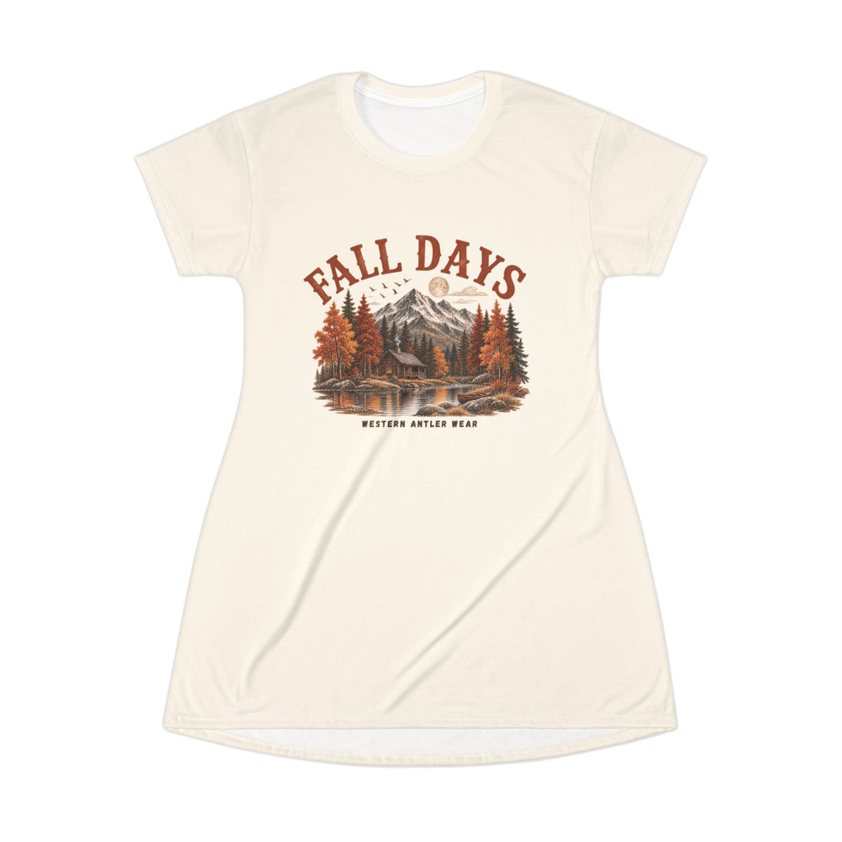 Fall Days T-Shirt Dress